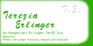 terezia erlinger business card